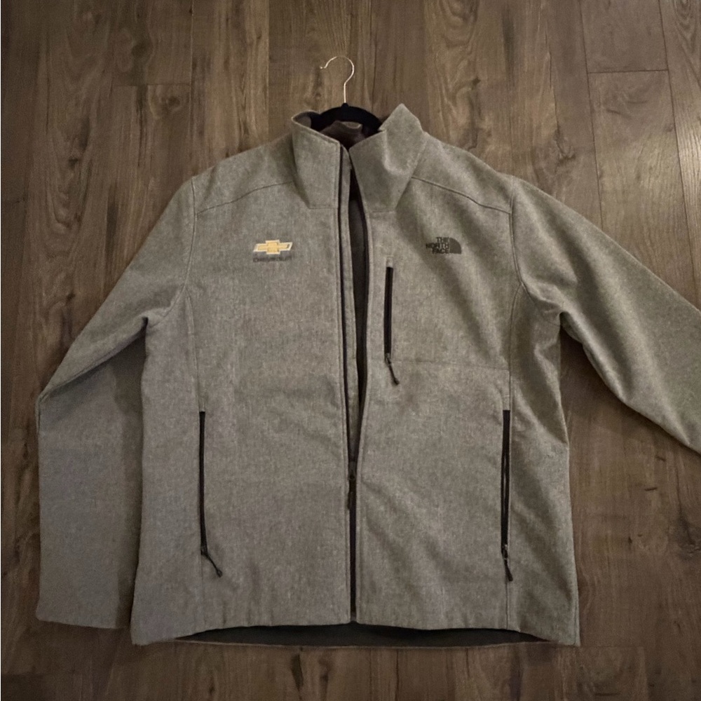 The North Face Men's Light Gray Performance Jacket Chevy XL